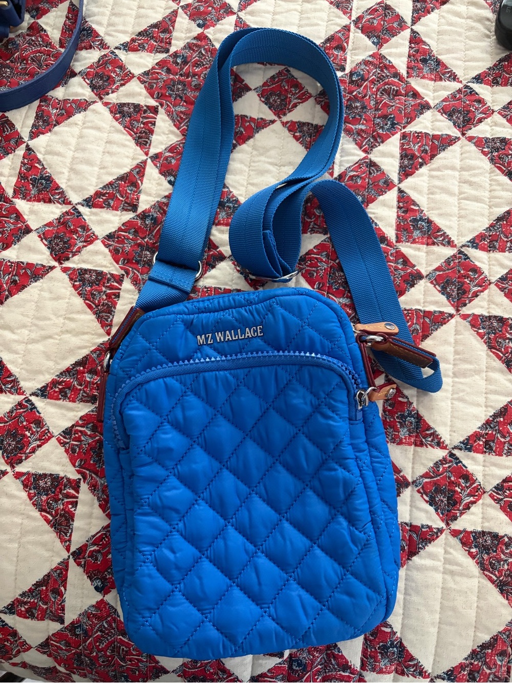 MZ Wallace Crossbody Bag in Bright Blue - Like New - Picture 2 of 5